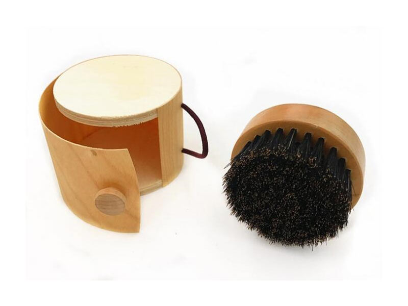 Manufacturers wooden beard comb & beard brush palm hair brush with natural boar bristle for men beard grooming set