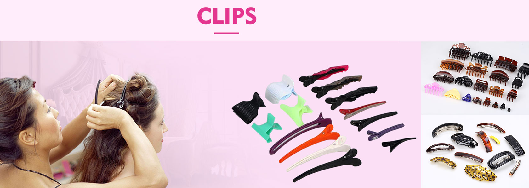 Hair clips factory print your logo