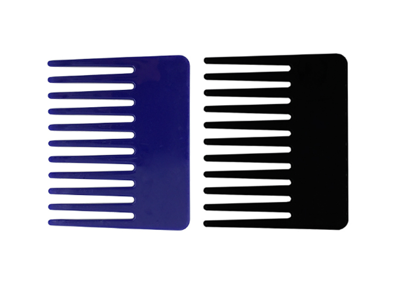 High Quality 87mm Factory Direct Sale Pocket Blue Plastic Flat Top Comb
