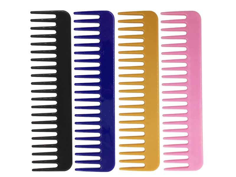 Pink Custom Printed Salon Styler Unbreakable Hair Comb oem logo
