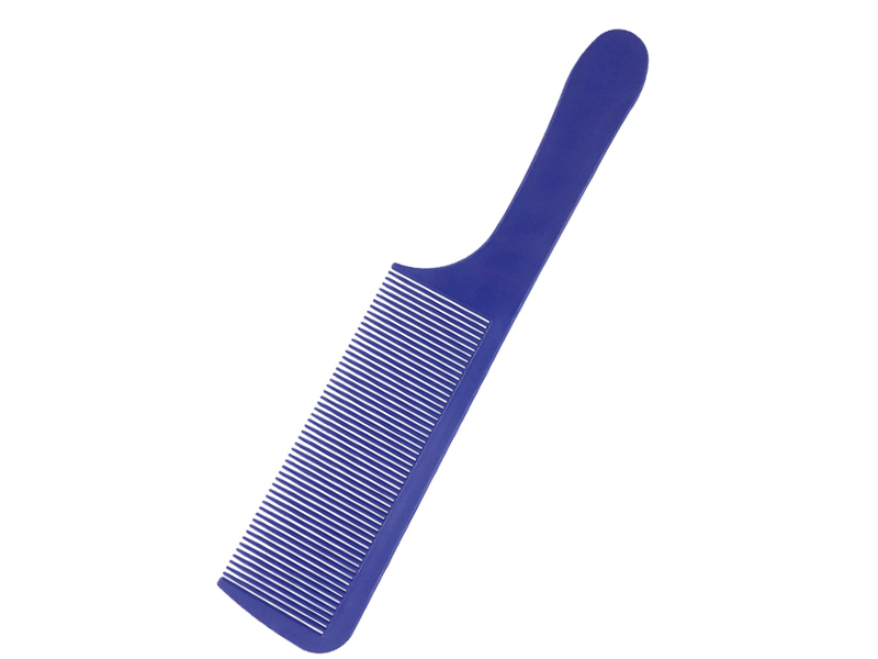 9in Professional Black Plastic Flattop Butch Comb oem odm logo