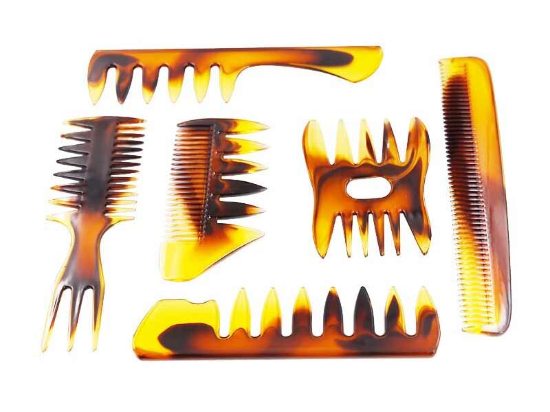 professional barbershop hair cut amber oil head comb men��s styling comb print your logo