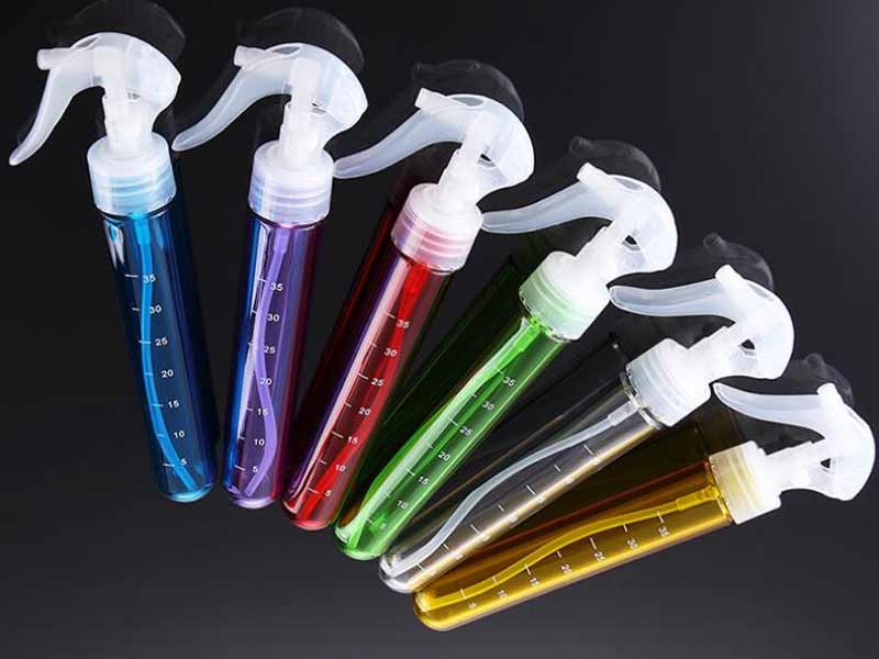 Atomizer pen spray bottle 150 ml Empty mini plastic barber bottle with pump sprayer