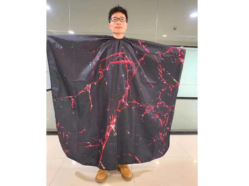 The Flash Barber cape and hairstyling professional cape we can customized your logo on it