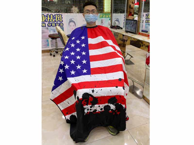 American Flag Barber Cape