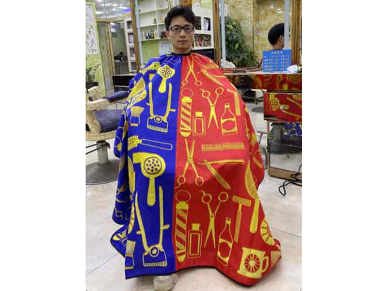 Vintage Tools Cape for Barbers and Stylists