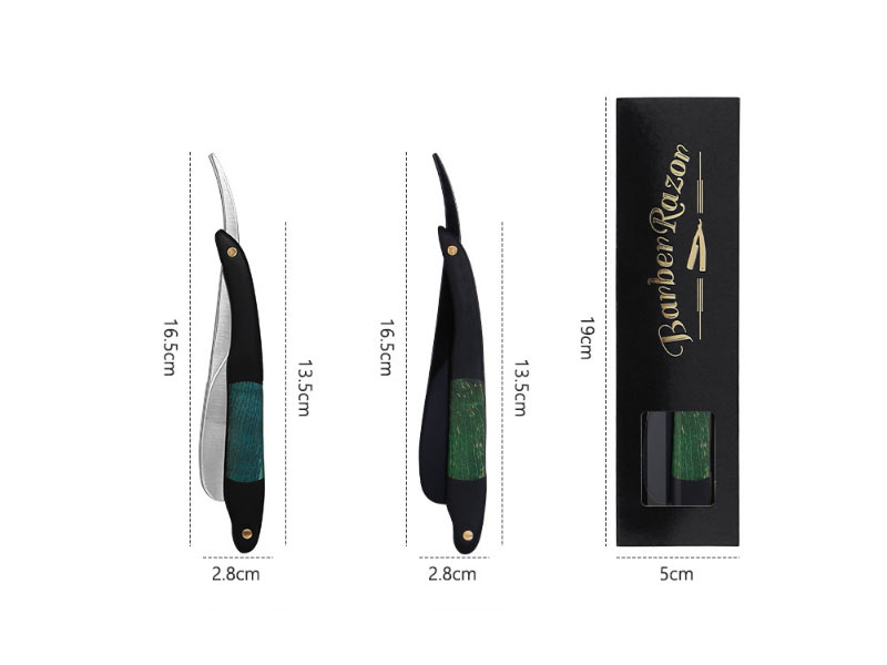 Stainless Steel Professional Sharp Barbershop hairdresser Razors Cut Hair Cutting Thinning beauty salon knife rest