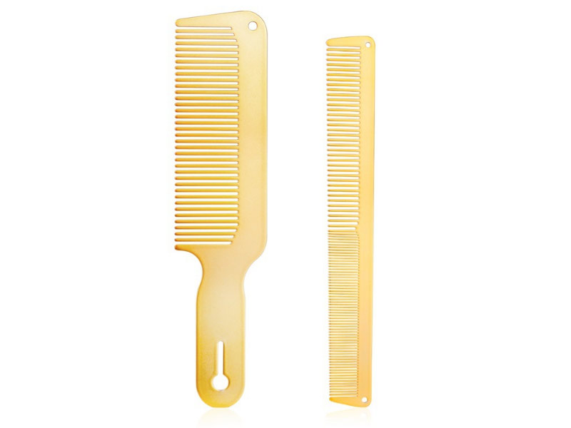 barber salon metal clipper comb