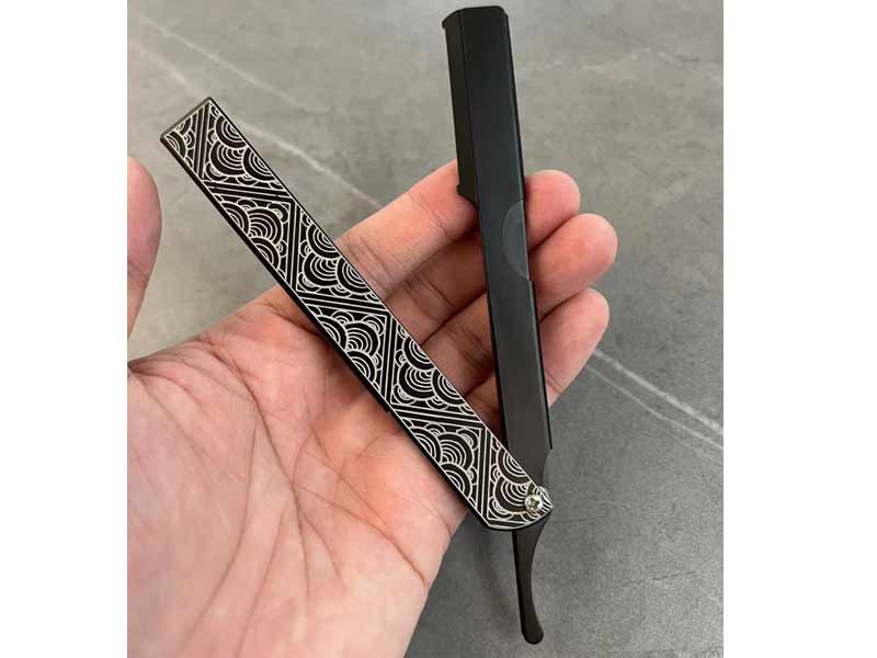 Barber Straight Edge Razor Kit can print your logo